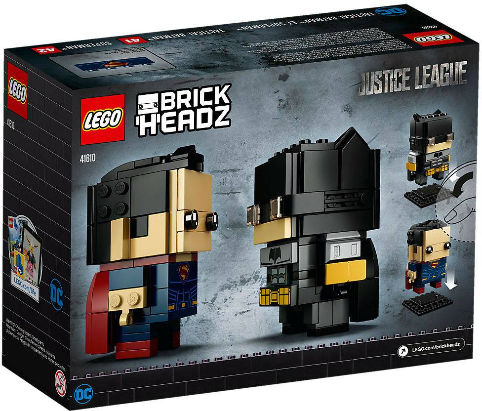 LEGO Brick Headz - Tactical Batman & Superman (41610) LEGO