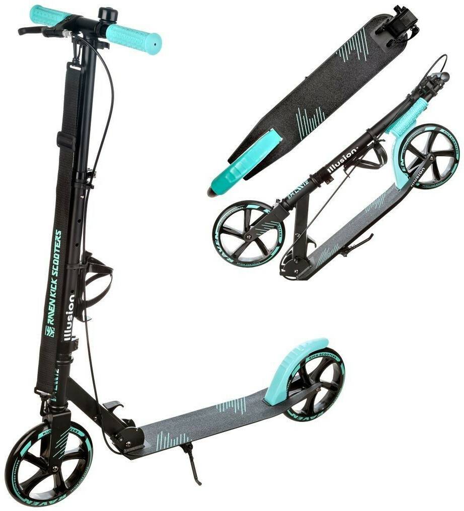 Kinderroller Raven Illusion Scooter mit Bremse 200mmmint