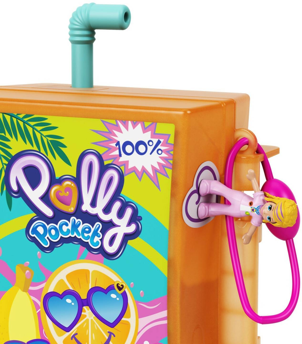 Polly Pocket Saftspaß-Safari Schatulle (GKJ53) Sammelfiguren