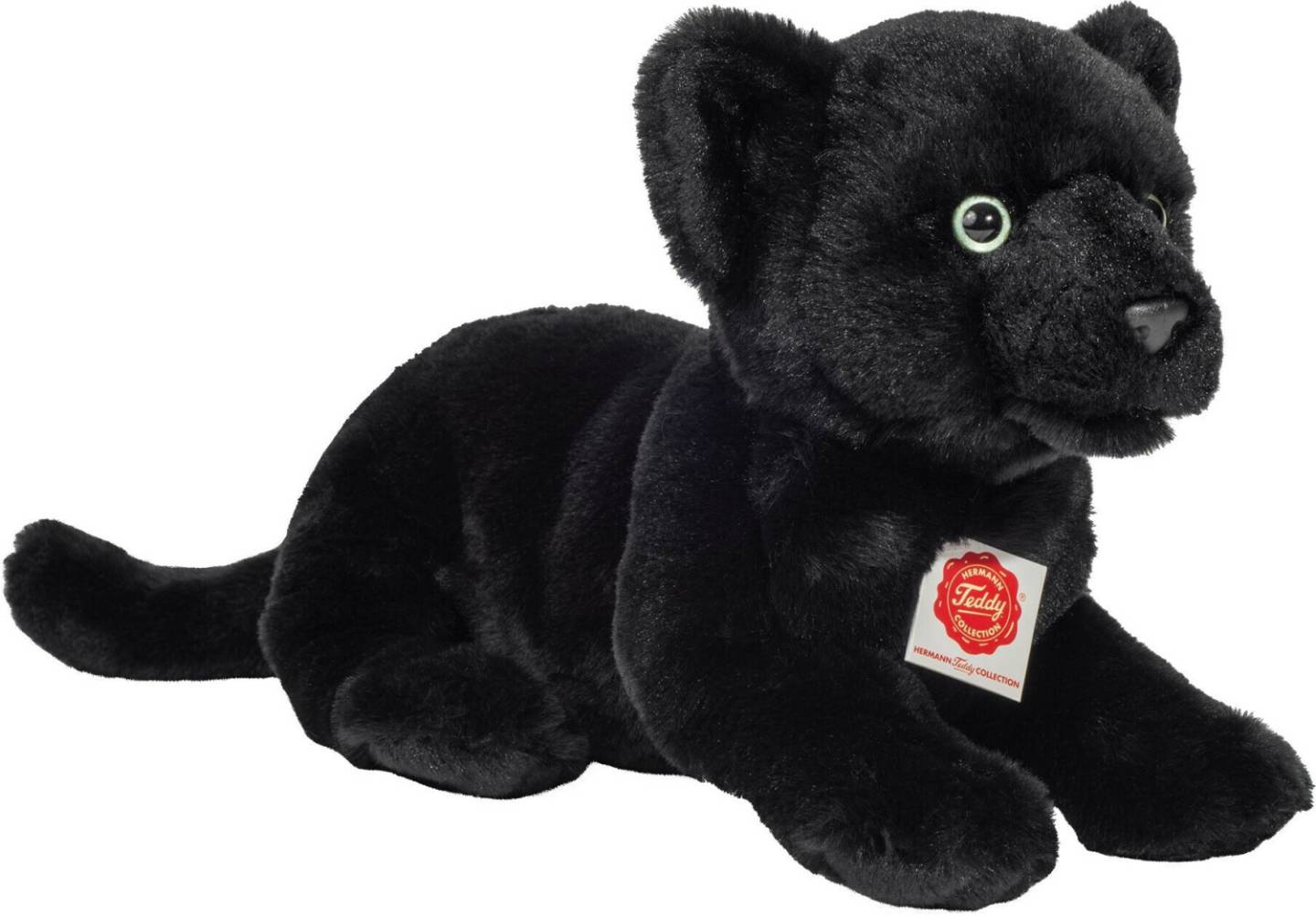 Kuscheltiere Teddy Hermann Panther Baby liegend 30 cm (904755)