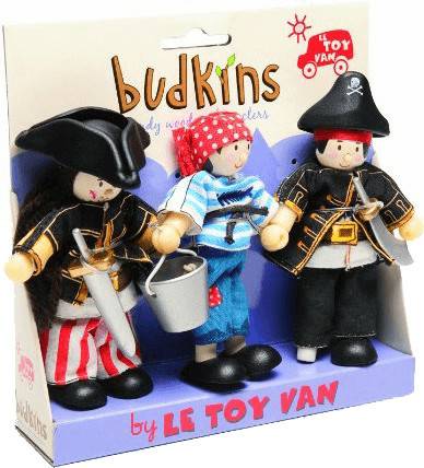 Puppen Le Toy Van Budkins - 3 Piraten