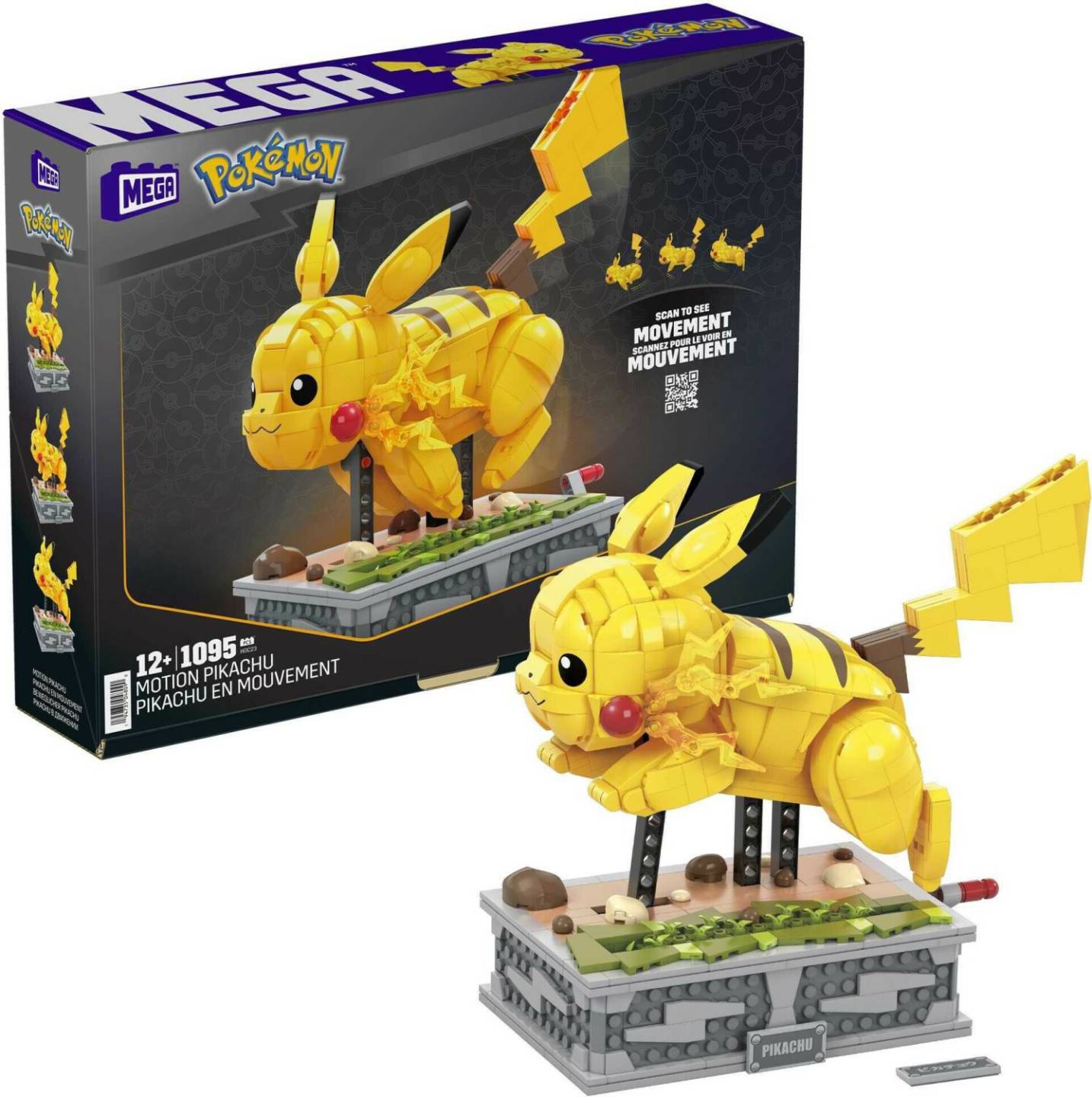 Mega Construx Pokémon Motion Pikachu (HGC23) Baukästen & Bausteine