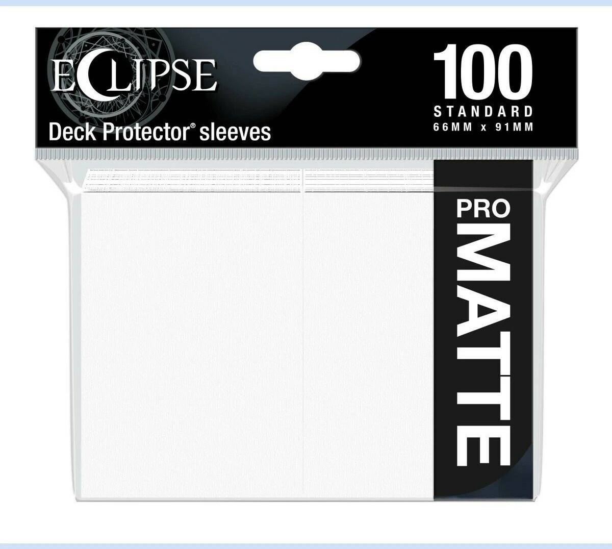 Ultra Pro Deck Protector Eclipse (100 Stück)Matte Artic White Ultra Pro Deck Protector Eclipse (100 Stück)