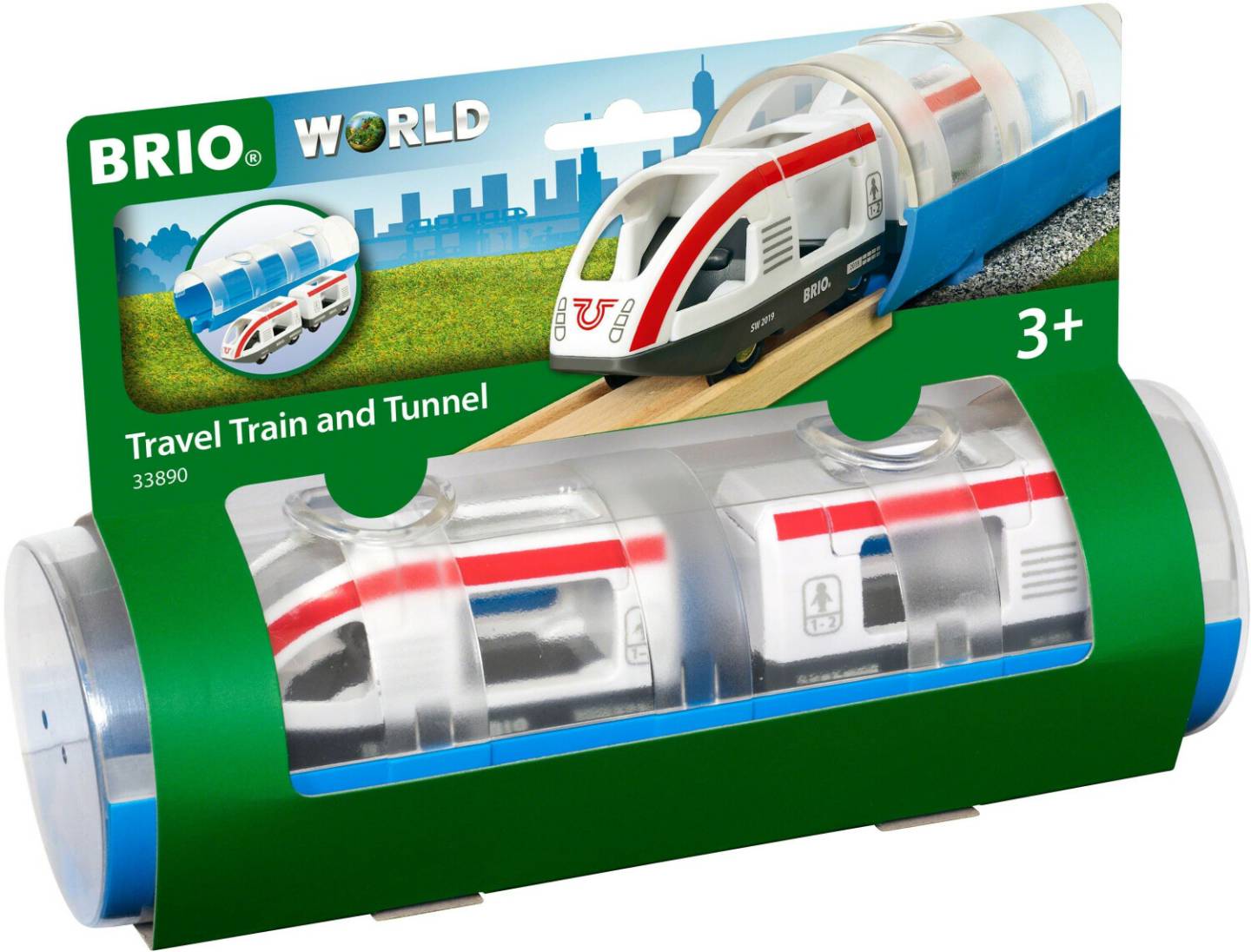 Spielzeug-Fahrzeuge Brio World - Tunnel Box Reisezug (33890)