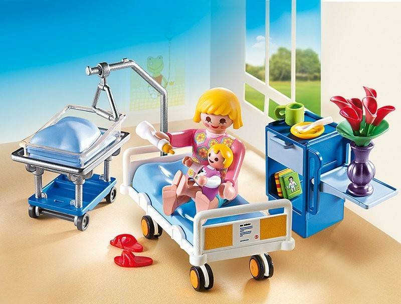 Playmobil Playmobil City Life - Krankenzimmer mit Babybett (6660)