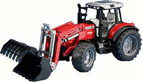 Modellfahrzeuge Bruder Massey Ferguson 7480 mit Frontlader (02042)