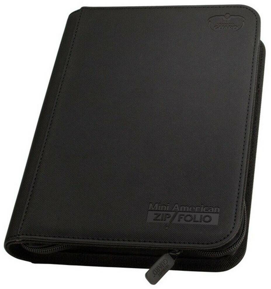 Sammelkarten Ultimate Guard 9-Pocket Mini American Zipfolio Xenoskin Schwarz