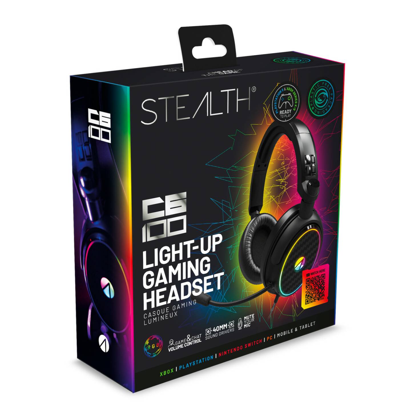 Gaming Headsets Stealth C6-100 Light-Up Gaming Headset