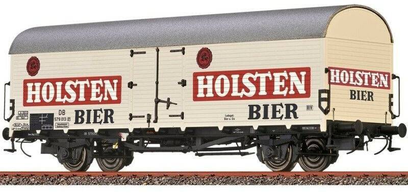 Brawa H0 Gedeckter Güterwagen Tnfhs38, DB, Ep.III 'Holsten' (50983) Modelleisenbahnen