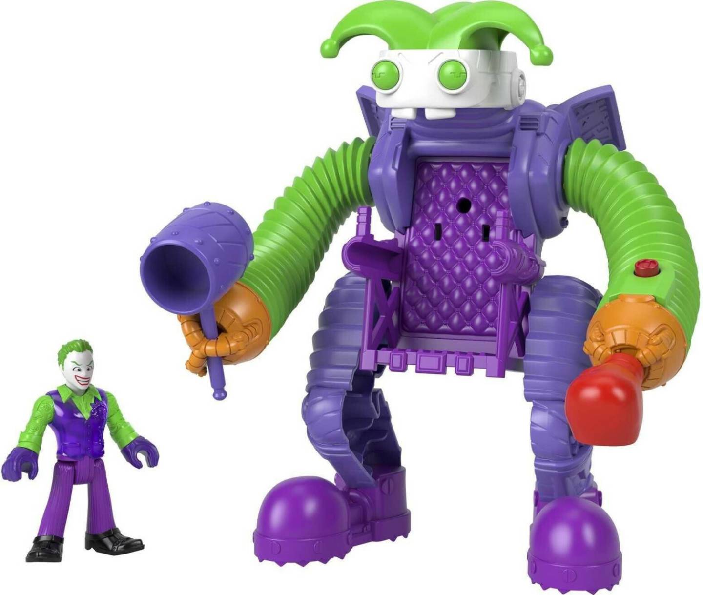 Sammelfiguren Fisher-Price Imaginext DC Super Friends Joker Battle Roboter Figur (HGX80)