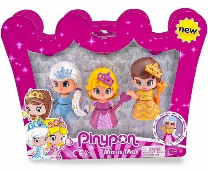 Famosa Pinypon Pack 3 princesses Sammelfiguren