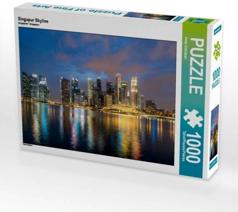 Calvendo Singapur Skyline 1000 Teile Foto-Puzzle [4059478894389] Puzzles