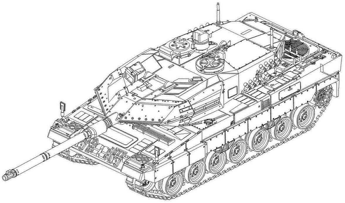 Trumpeter Leopard 2A6 MBT (07191) Modellbausätze