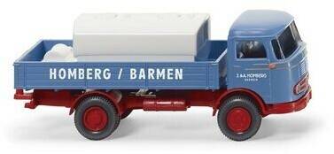 Wiking Pritschen-Lkw mit Aufsatztank (MB LP 321) HOMBERG / BARMEN, 1:87 (43850) Modellfahrzeuge