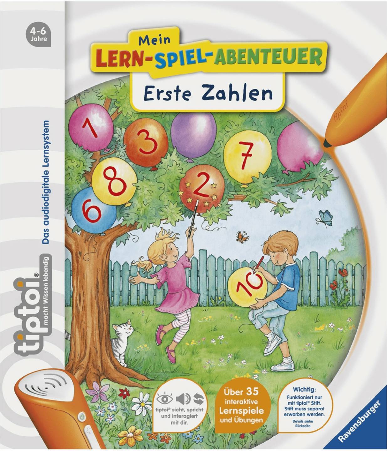 Ravensburger tiptoi - Mein Lern-Spiel-Abenteuer - Erste Zahlen tiptoi