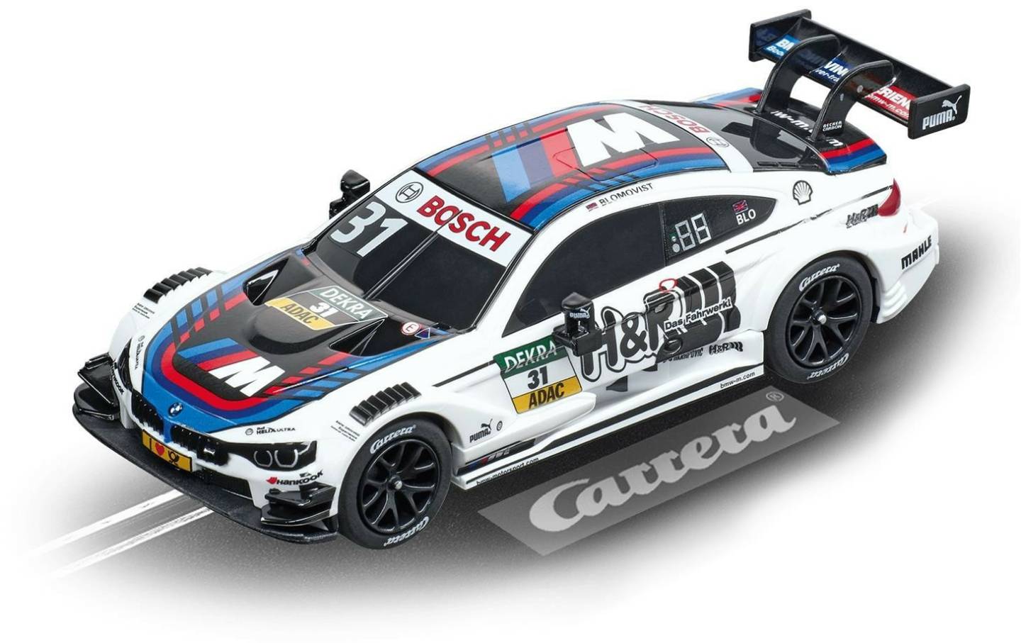 Carrera GO!!! BMW M4 DTM "T. Blomqvist, No. 31" Rennbahnen