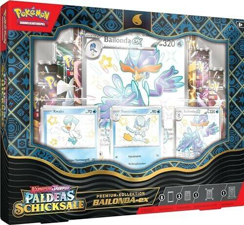 Pokémon Karmesin & Purpur Paldeas Schicksale: Premium-Kollektion (DE) Pokémon Karmesin & Purpur Paldeas Schicksale: Premium-Kollektion (DE)Bailonda-ex