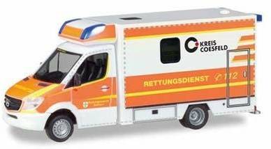 Herpa Mercedes-Benz Sprinter Fahrtec RTW "Rettungsdienst Dülmen" (093675) Modellfahrzeuge