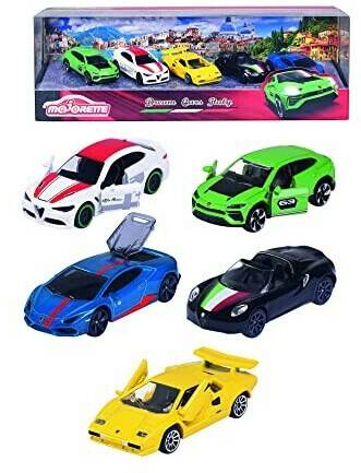 Spielzeug-Fahrzeuge Majorette Dream Cars Italy 5er Pack