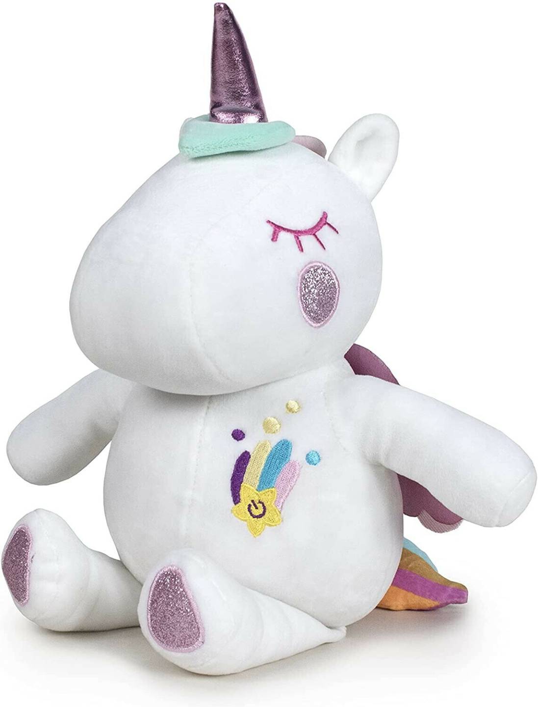 Kuscheltiere Famosa Magic Dreamlight Light-Up White Unicorn