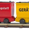 Busch Modellbau - Zwei Loren für Geräte und Sprengstoff (12261) Modelleisenbahnen