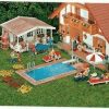 Faller Swimming-Pool und Gartenhaus (180542) Modelleisenbahn-Zubehör