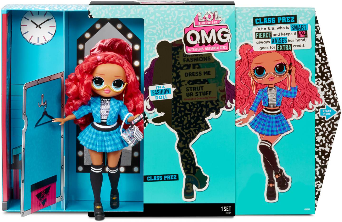 MGA Entertainment L.O.L. Surprise! O.M.G Fashion DollsSurprise O.M.G. Class Prez MGA Entertainment L.O.L. Surprise! O.M.G Fashion Dolls