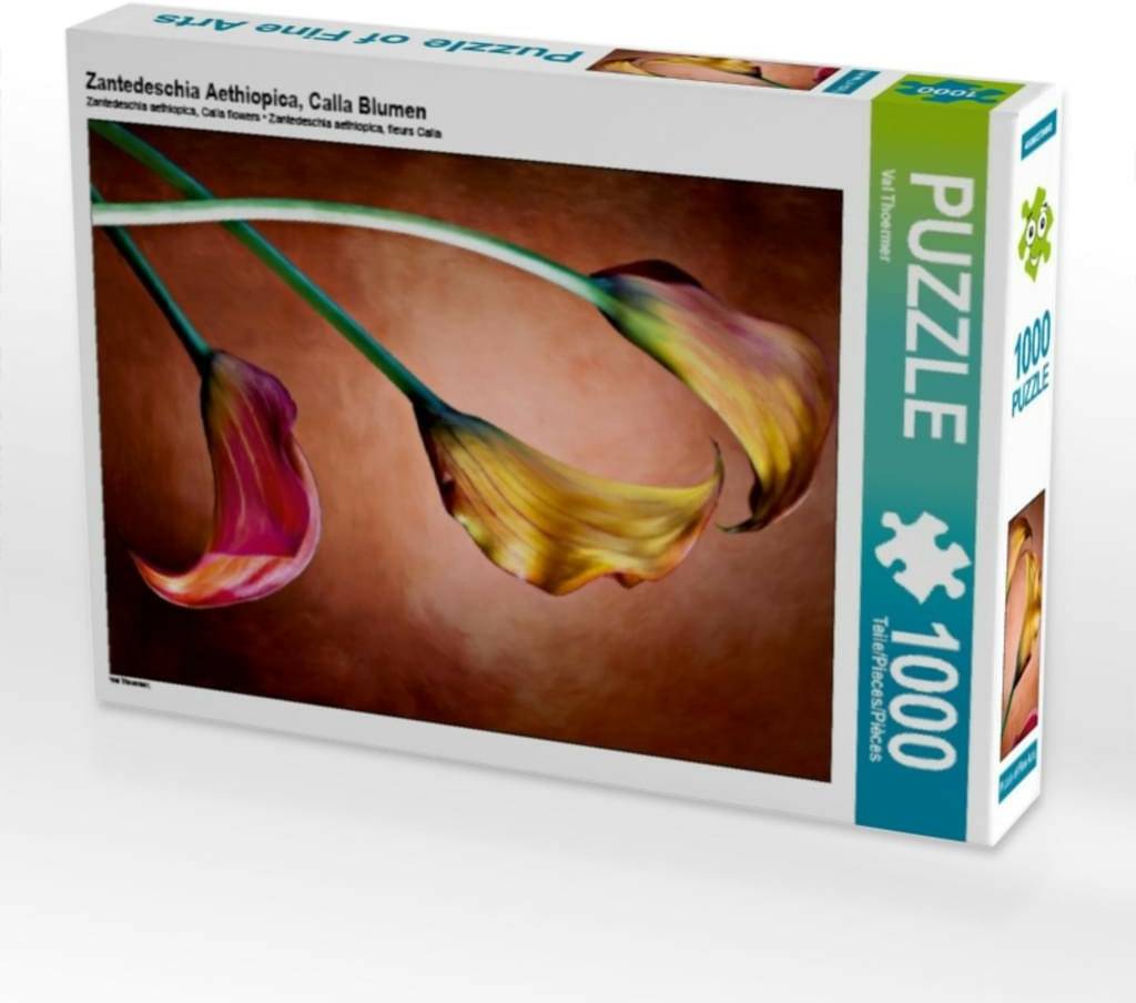 Puzzles Calvendo Zantedeschia Aethiopica Calla Blumen (7335530)